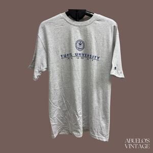 Champion Tufts University Alumni Tee | Gray | Size L | Vintage